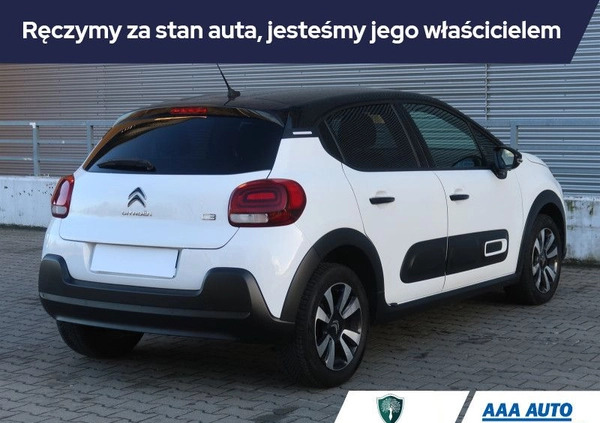 Citroen C3 cena 66000 przebieg: 31740, rok produkcji 2020 z Ryglice małe 301